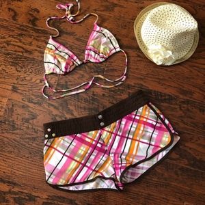 roxy boy shorts bikini